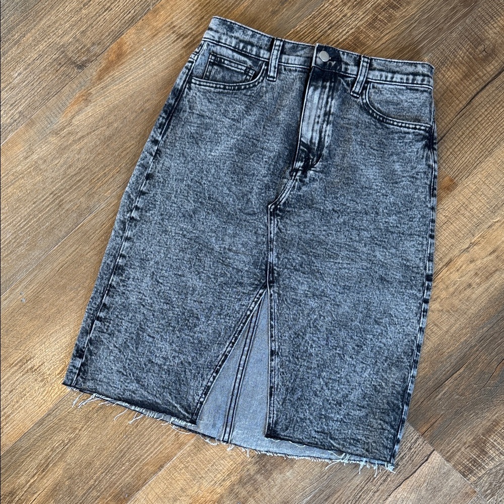 Joe's Jeans Gray Midi Skirt